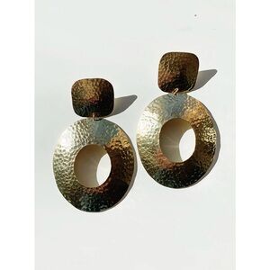 Emerson Fry Oriana Hand Hammered Brass Earrings